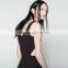 Plain dye custom waist hollow out tank top for women