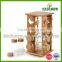 Hot Selling High Quality Glass Spice Bottle With Wood Rack,spice Rack Wholesale