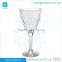 Acrylic/MS Clear 384ml Transparent Barware Plastic Wine Glass