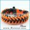 Military Colors Cheap Survival Bracelets Cross Paracord Outdoor Bracelets