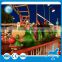 Playground park amusement mini electric roller coaster worm train