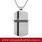 Custom metal blank dog tag with necklace /with silicone