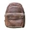 Boshiho 2016 latest design genuine leather travel backpack schoolbag