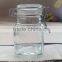 Wholsale 100ml clip glass jar & glass jar with metal clip and glass lid