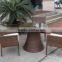 Best Price ESR-9697D Rattan Garden Dinner Table And Chairs