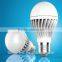 Aviation aluminum + PC + ABS joints material milky white cover LED high power bulb