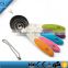 5pcs wholesale measuring spoon for cooking tools, Colorful Stainless Steel Measuring Spoon Sets,Factory supply SS stirring spoon