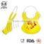 Necklace Waterproof Soft Silicone Baby Bib With Food Pocket Cool&Easy Clean