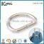 Metal Nickel Plated Welded Steel D Ring For Bag Straps