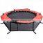 Aosom 55" Kids Jumping Free Trampoline Gymnastics Trampoline Enclosure Set