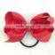 4inch High Quality Ribbon Hair Bow with Elastic Band for Hair Accessories Bows with Girls Hairband for Children