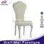 PU leather dining room chair , modern stainless steel dining chair