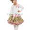 Baby Girls Cheap tutu pettiskirt baby ruffled skirt wholesale sequin pettiskirt set with cotton top