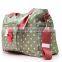 polyester dots big tote mami bag