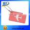 Aluminum alloy square baggage claim tags,thermal baggage tag hot sale