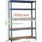 ADJUSTABLE SHELVE RACKS SHELVING SHOP RACKS 1800X900X450MM SHELVING RACKS IN RED BLACK POWDER COATED