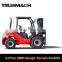 China 2.5TON 4WD Rough Terrain Forklift With Euro3 Diesel Engine