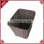 Good quality hand woven wholesale supermarket household product hotel storage laundry basket