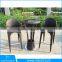 Durable outdoor types of rattan table