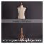 upper-body male mannequin with wood arm for business suit