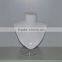 Fashion used female bust mannequin for necklace diaplay