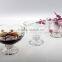 bowknot design glass salad bowl icecream glass cup icecream glass bowls