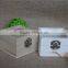 Small handmade wooden keepsake box with clear lid