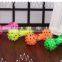 CY189 Colorful Mini Dotted Dumbbell Shaped Squeeze Squeaky Faux Bone Toys For Pet Dog Bite Game, Chien Juguetes Perros