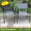 outdoor fabric resturant chair patio dining arm chair stackable chair