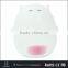 muti-function alarm led colorful lamp with silicone touch nightlight