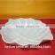 High quality star hotel white ceramic large sized leaf shaped fruit dish