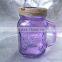 Various Color Fruit Canning Glass Mason Jars with Handle