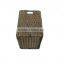 square hand woven foldable storage used seagrass basket