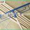 32 teeth metal rake natural wooden garden rake handle