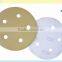 Silicon carbide sanding discs with zinc stearate