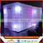 Hot sale 3D LED inflatable photo booth enclosure LED wedding inflatable photobooth shell