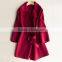 Custom OEM Ladies Latest High Fashion Model Autumn Fall Winter Popular Brand Plus Size Fancy Wool Long Women Coat