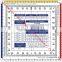 Kearing High Quality Flexible Plastic Square protractor Naviation plotters for pilots # KPP-8