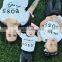 OEM baby romper kid and mother matching tee shirt
