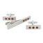 Exquisite Red Crystal Jewelry Cufflinks/Tie Clips
