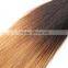 Top Quality Unprocessed Virgin Human Hair Bundles 1b/27 Ombre Chinese Straight Hair