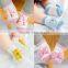 B40932A Wholesale 4 colors kids lovely 3 d carton floor socks