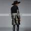 B40992A 2017 autumn new design women long embroidery coat wool coat