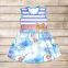 Wholesale children's boutique clothing litter girls Sleeveless dresses handmade baby crochet skirt