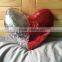 Latest heart shape design sequin pillow cover mermaid