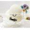 Foldable Sun Hat Smiley Knit Basin Hat Outdoor Sun Protection Beach Hat