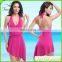 Popular new summer style design lady cover ups sexy beach dress wholesale