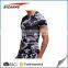 Wholesale china quick dry 3D printed camo gym t shirt for hiphop men