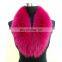 Tongxiang luxury fox fur collar with clip/elastic for winter clothes accessories