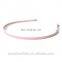 Metal Hard Headbands Ribbon Covered Headbands 5MM Wide For Toddlers Children